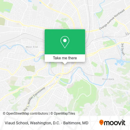Viaud School map