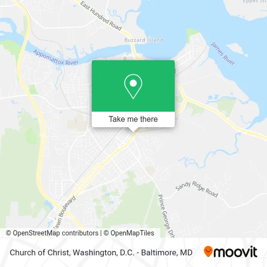 Church Of Christ map