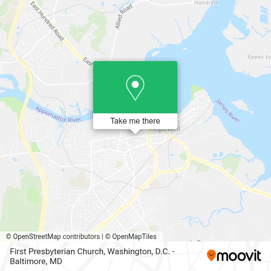 First Presbyterian Church map