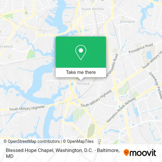 Blessed Hope Chapel map