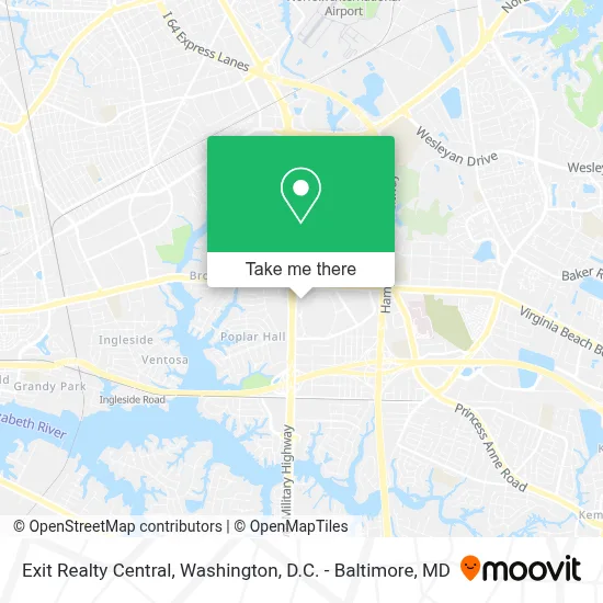 Exit Realty Central map
