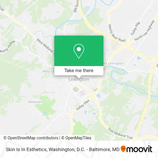 Skin Is In Esthetics map