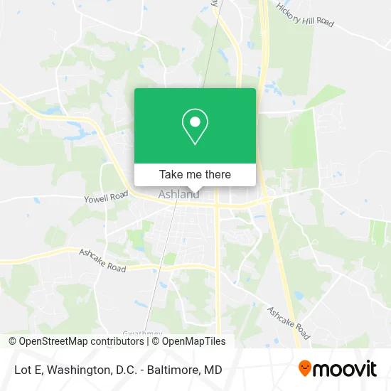 Lot E map
