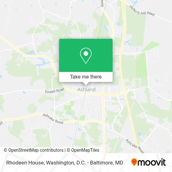 Rhodeen House map