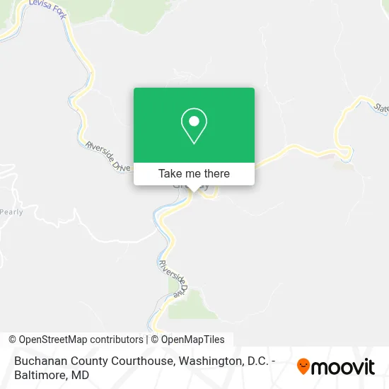 Buchanan County Courthouse map