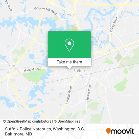 Suffolk Police Narcotics map