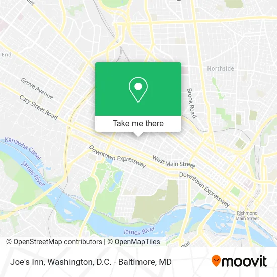 Joe's Inn map
