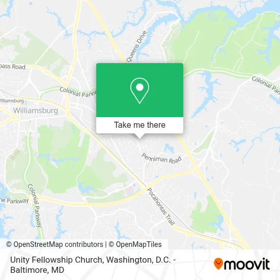 Unity Fellowship Church map
