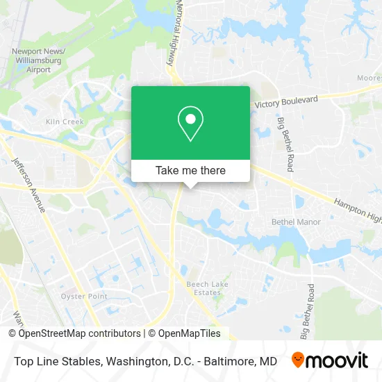 Top Line Stables map