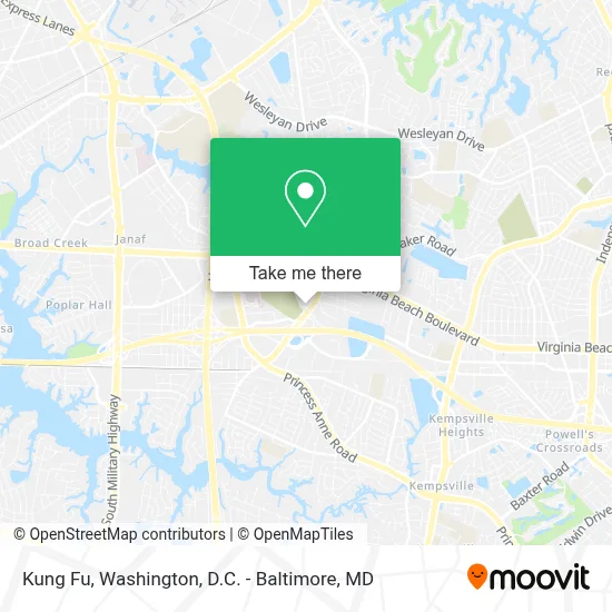 Kung Fu map