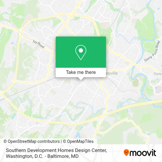 Southern Development Homes Design Center map