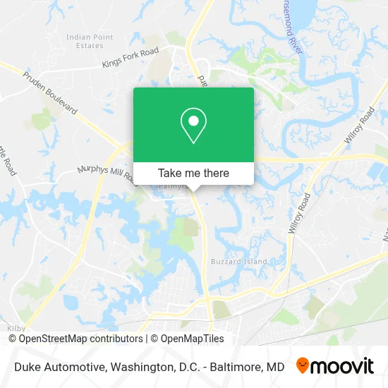 Duke Automotive map
