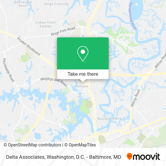 Delta Associates map