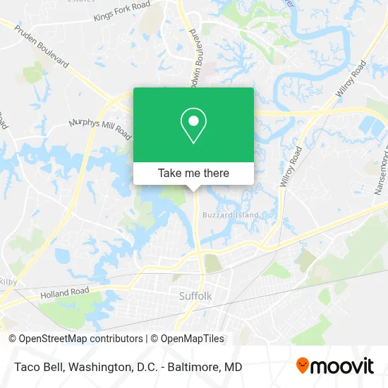 Taco Bell map