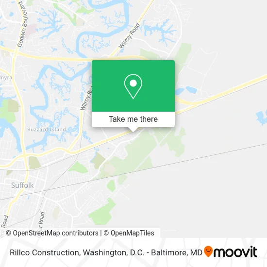 Rillco Construction map