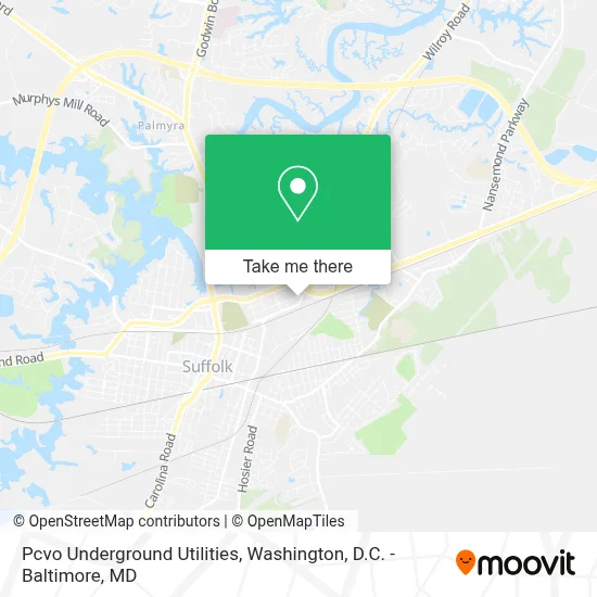 Pcvo Underground Utilities map