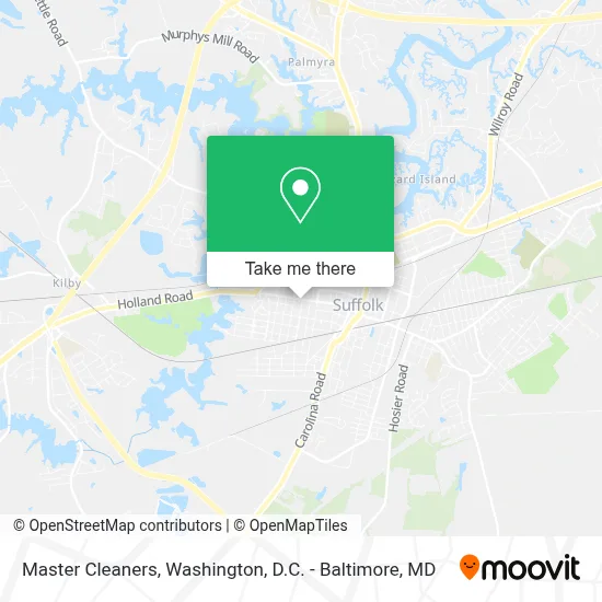 Master Cleaners map