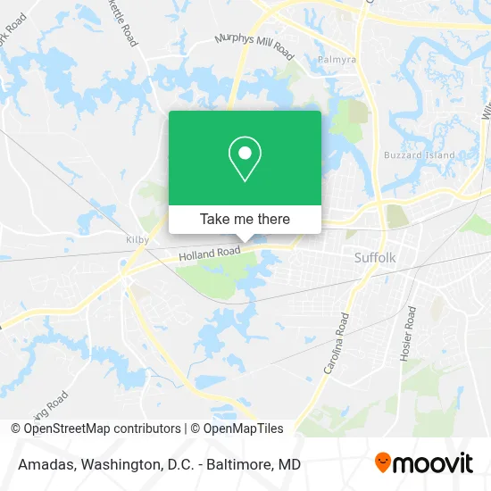 Amadas map