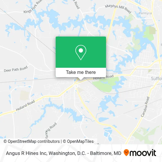 Angus R Hines Inc map