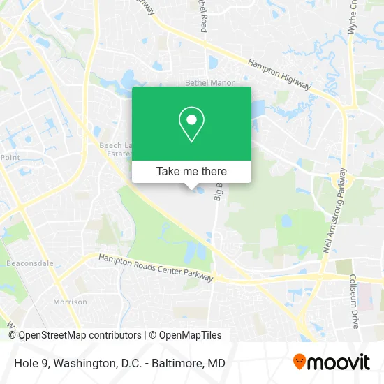 Hole 9 map