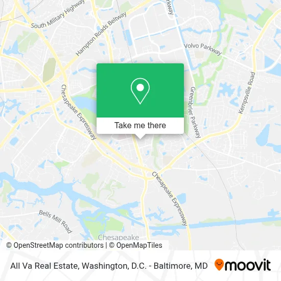All Va Real Estate map