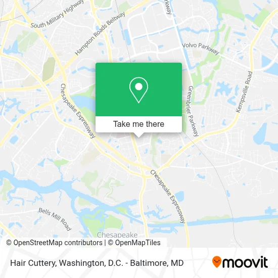 Hair Cuttery map