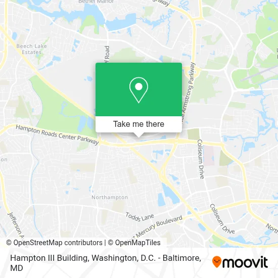 Hampton III Building map