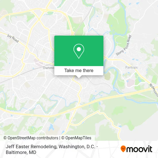 Jeff Easter Remodeling map