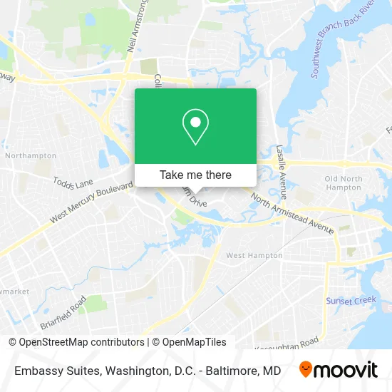 Embassy Suites map