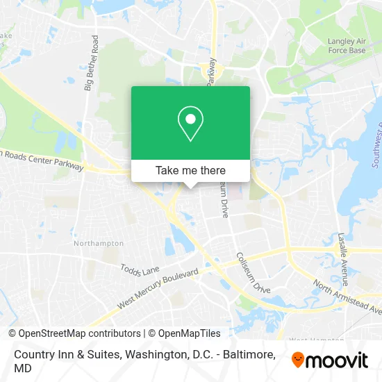 Country Inn & Suites map