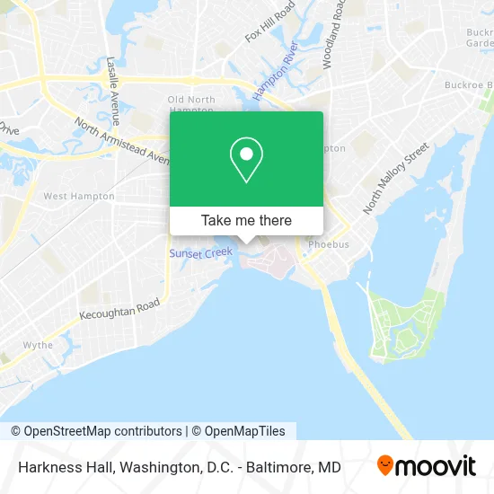 Harkness Hall map