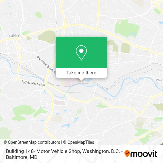 Building 148- Motor Vehicle Shop map