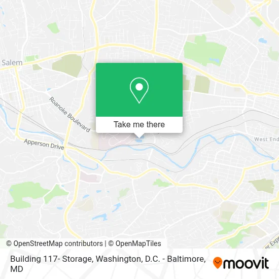 Building 117- Storage map
