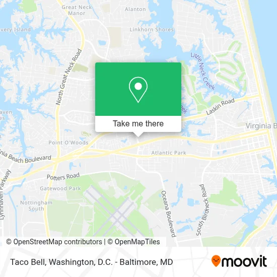 Taco Bell map