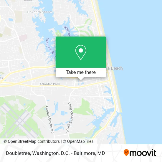 Doubletree map