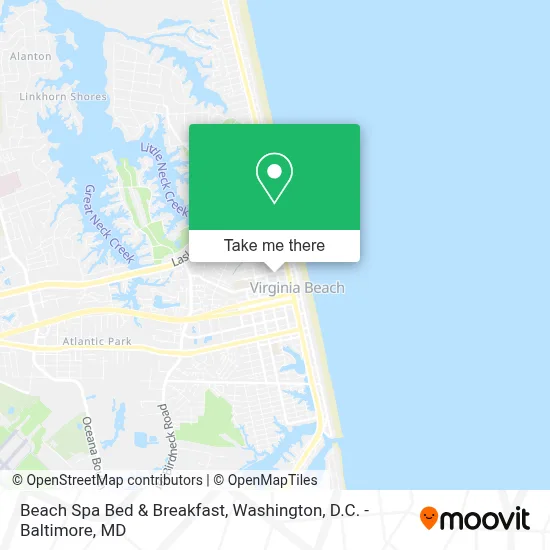 Beach Spa Bed & Breakfast map