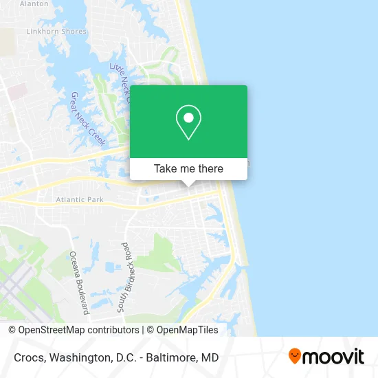 Crocs map