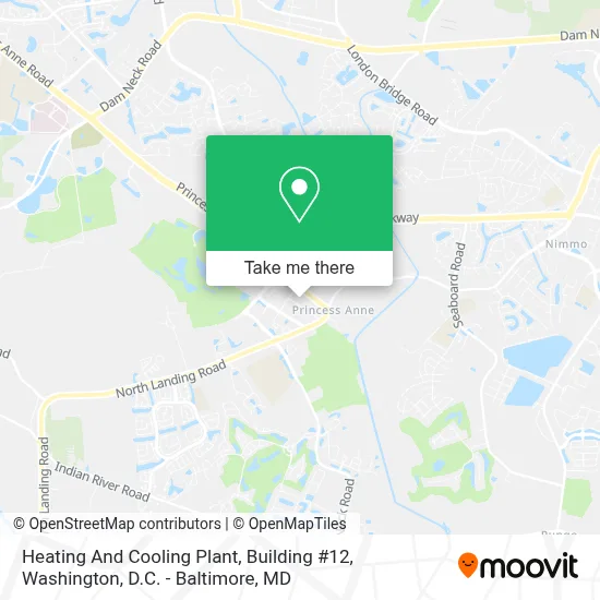 Heating And Cooling Plant, Building #12 map