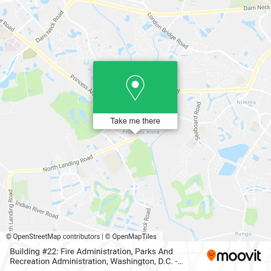 Building #22: Fire Administration, Parks And Recreation Administration map