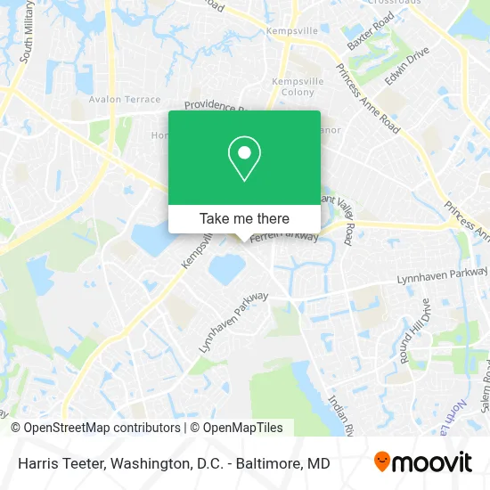 Harris Teeter map