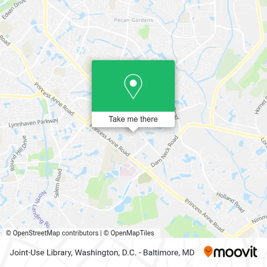 Joint-Use Library map