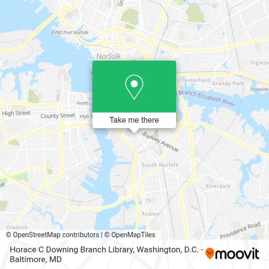 Horace C Downing Branch Library map