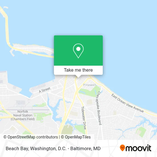 Beach Bay map