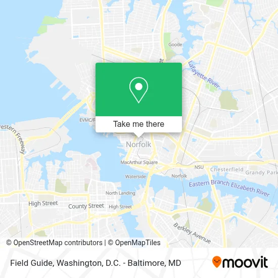 Field Guide map