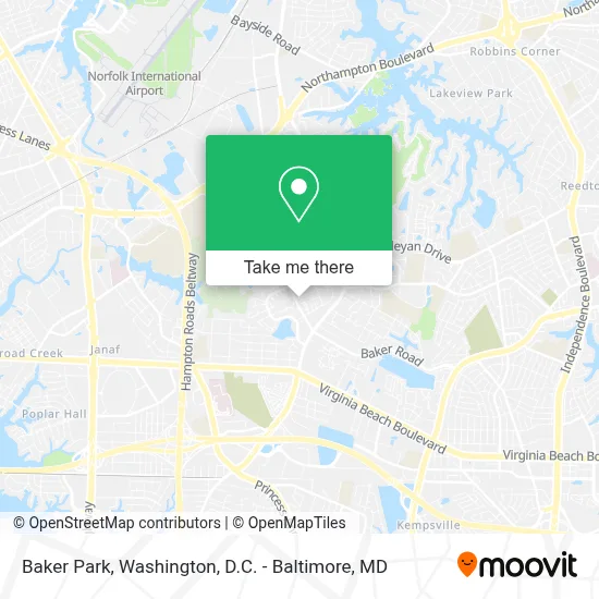 Baker Park map