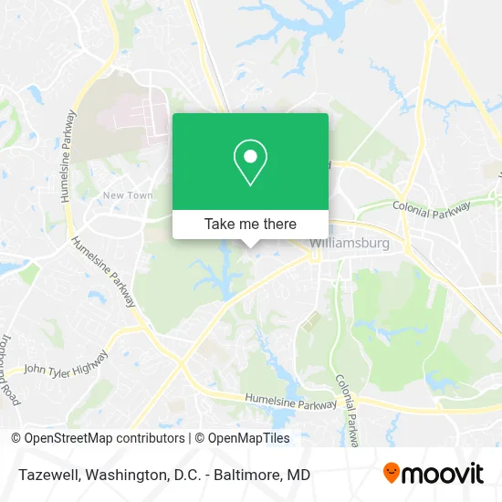 Tazewell map