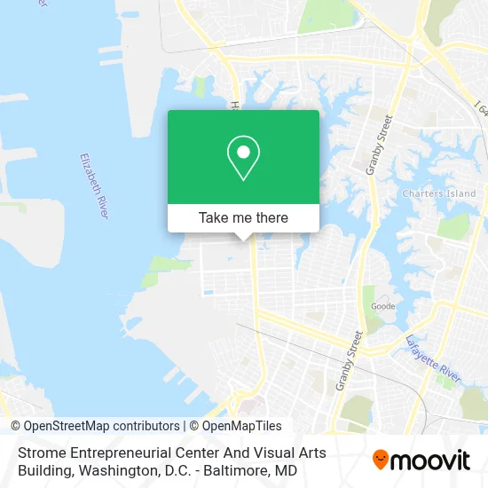 Strome Entrepreneurial Center And Visual Arts Building map
