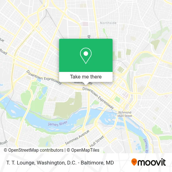 T. T. Lounge map