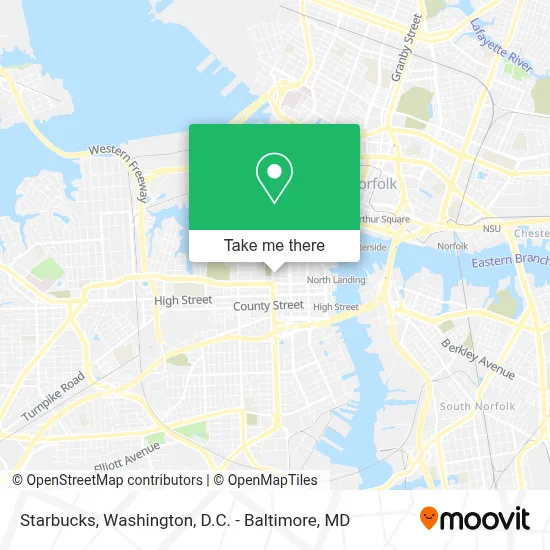 Starbucks map