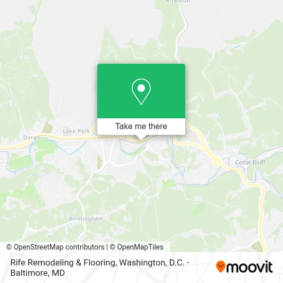 Rife Remodeling & Flooring map